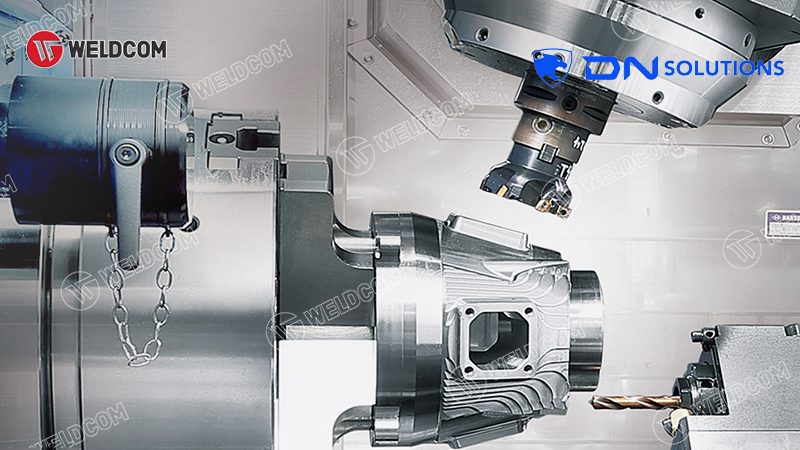 Cấu tạo của máy tiện phay CNC